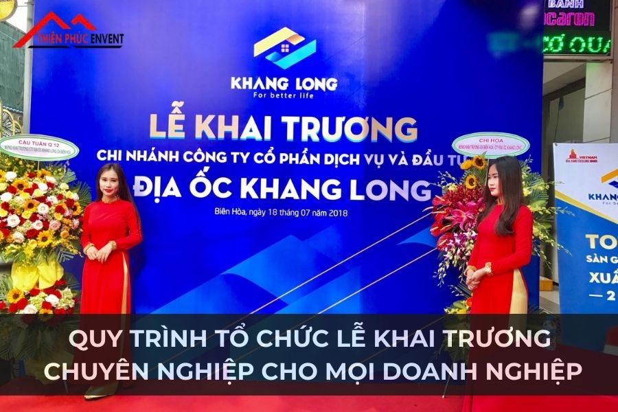 quy trinh to chuc le khai truong